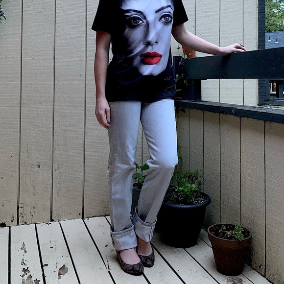 80’s LEVI’S 501 JEAN’S grey straight leg Sz 30x36 made in USA cotton high waist - Picture 12 of 14